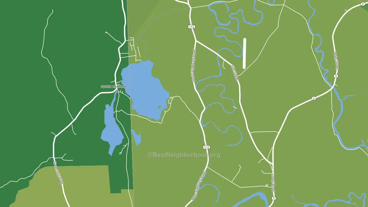 North Fryeburg, ME block-group voter-turnout map