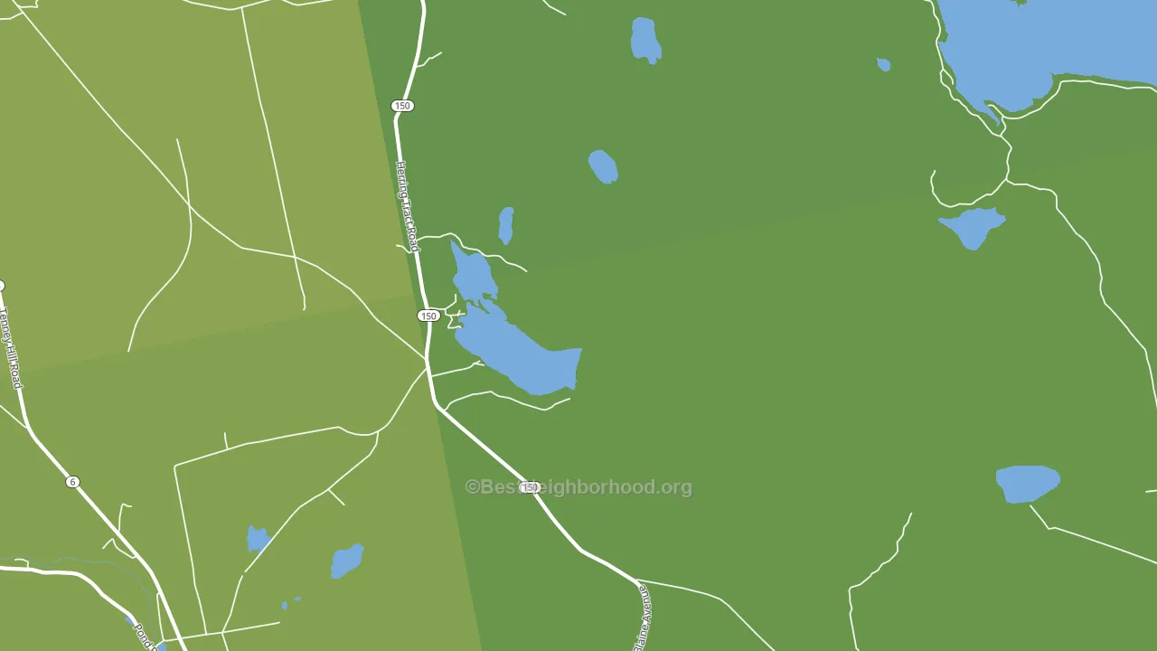 North Guilford, ME block-group voter-turnout map