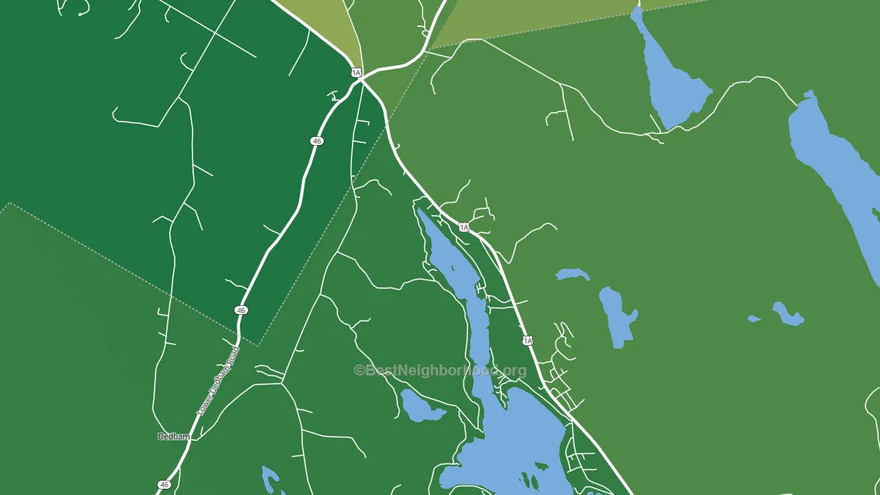 North Orland, ME block-group voter-turnout map