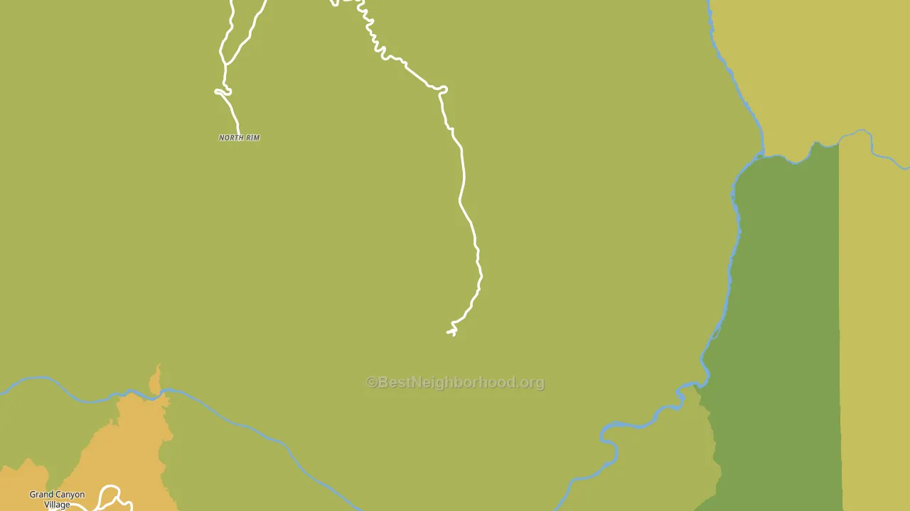 North Rim, AZ block-group voter-turnout map