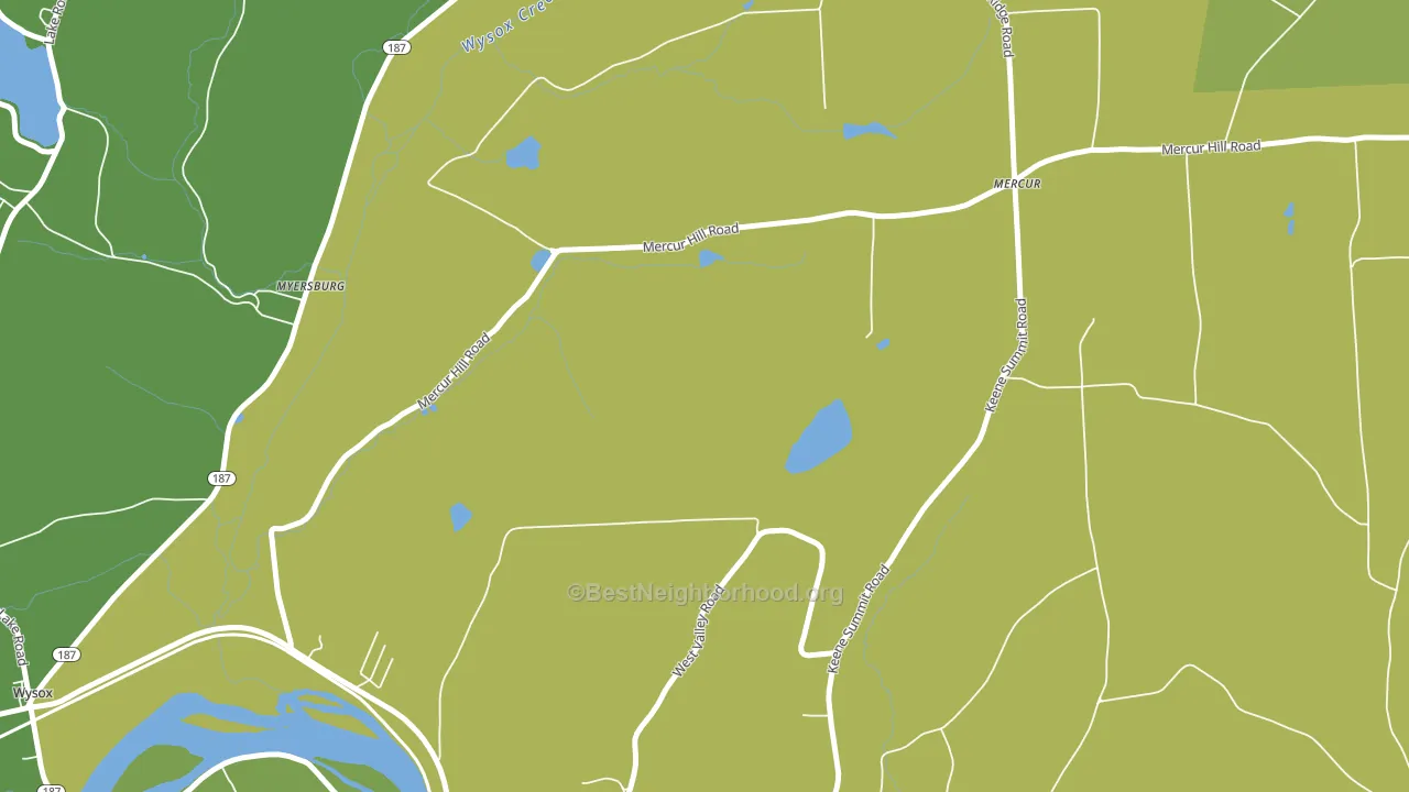 North Rome, PA block-group voter-turnout map