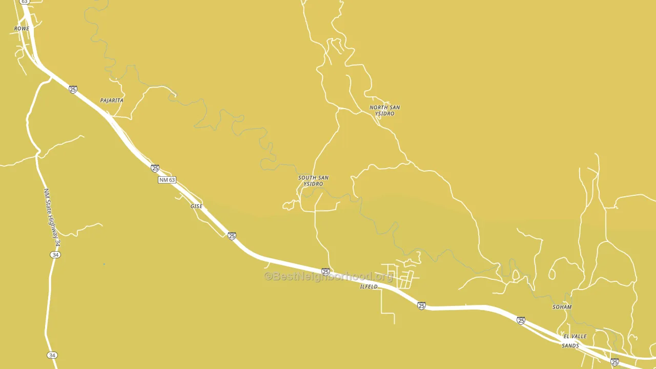North San Ysidro, NM block-group voter-turnout map