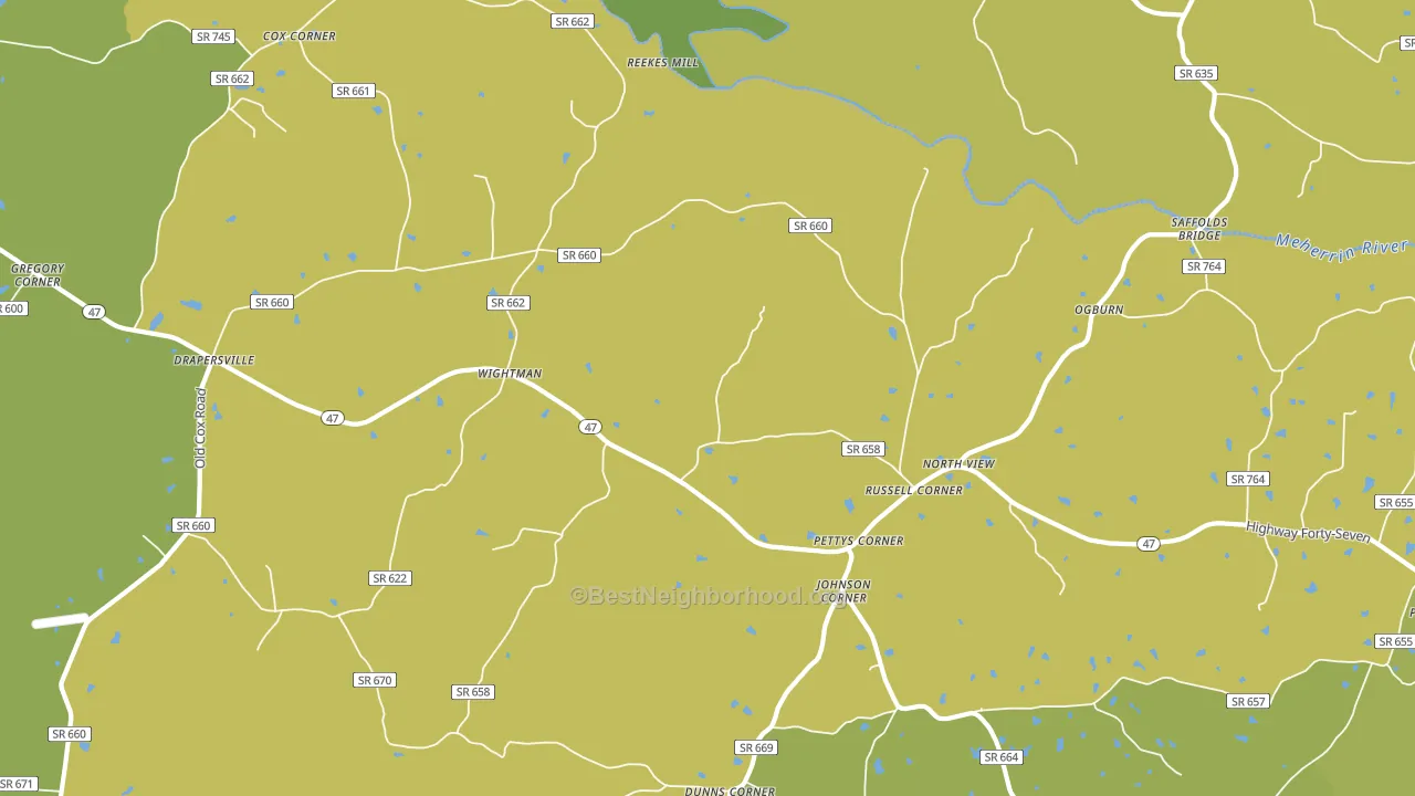 North View, VA block-group voter-turnout map