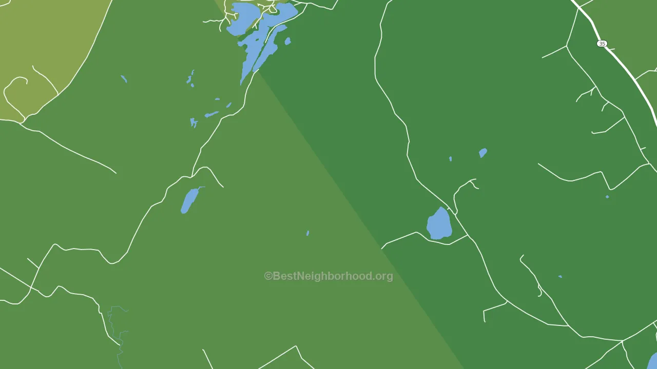 North Waterford, ME block-group voter-turnout map