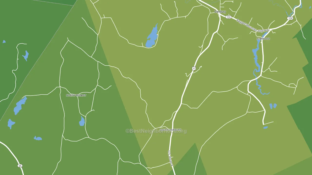 North Wilmot, NH block-group voter-turnout map