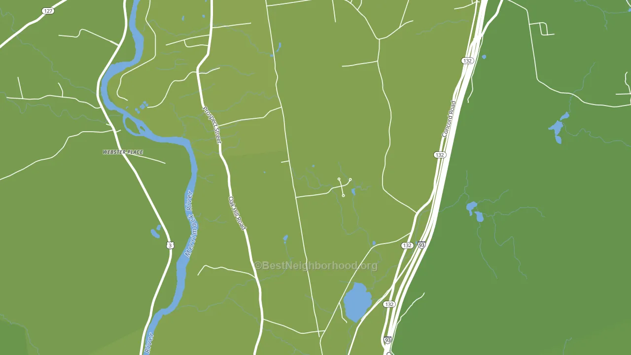Northfield, NH block-group voter-turnout map