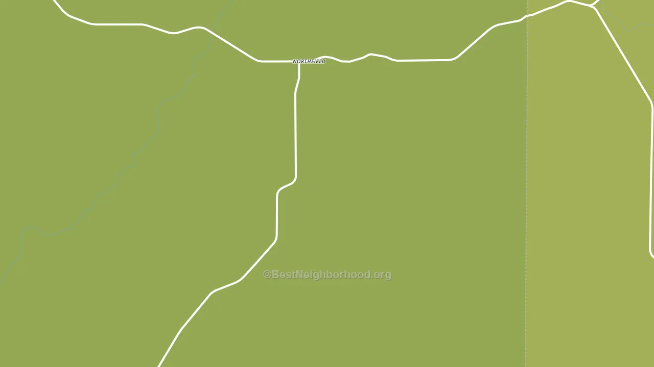 Northfield, TX block-group voter-turnout map