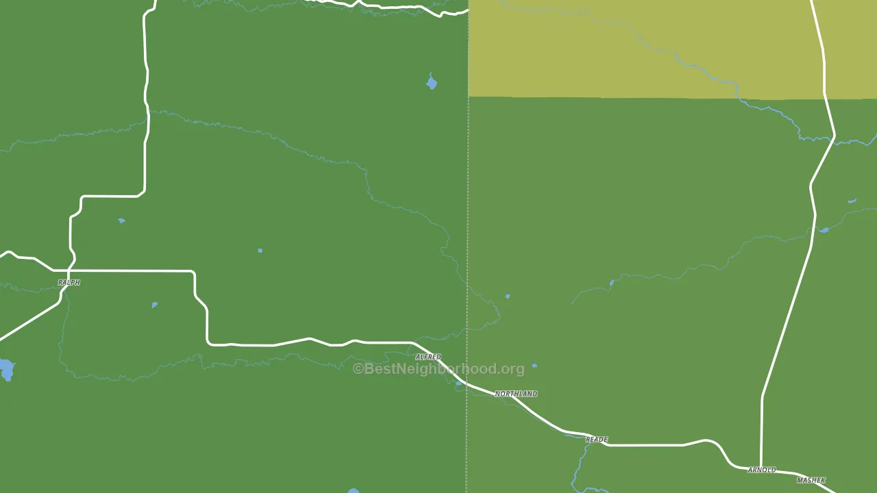 Northland, MI block-group voter-turnout map
