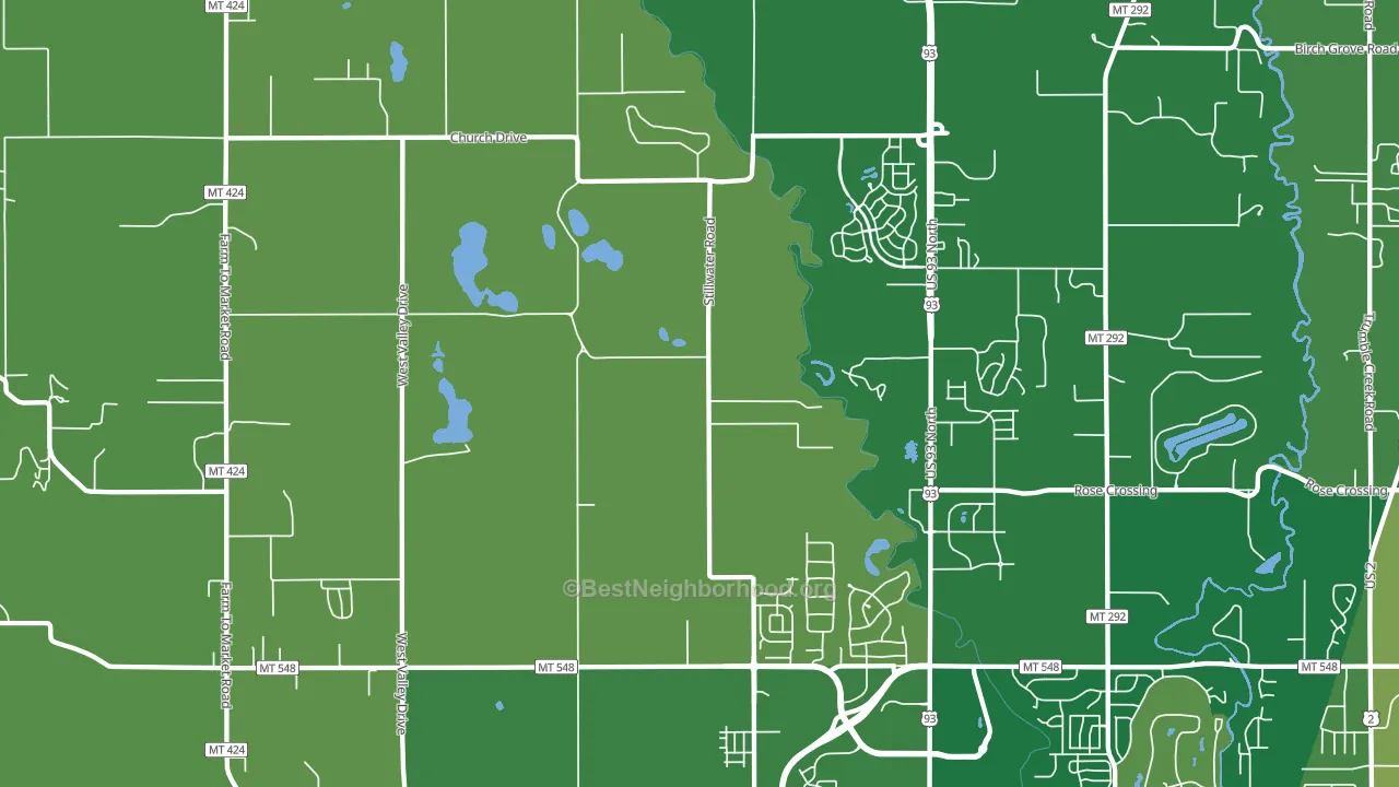 Northridge Heights, MT block-group voter-turnout map