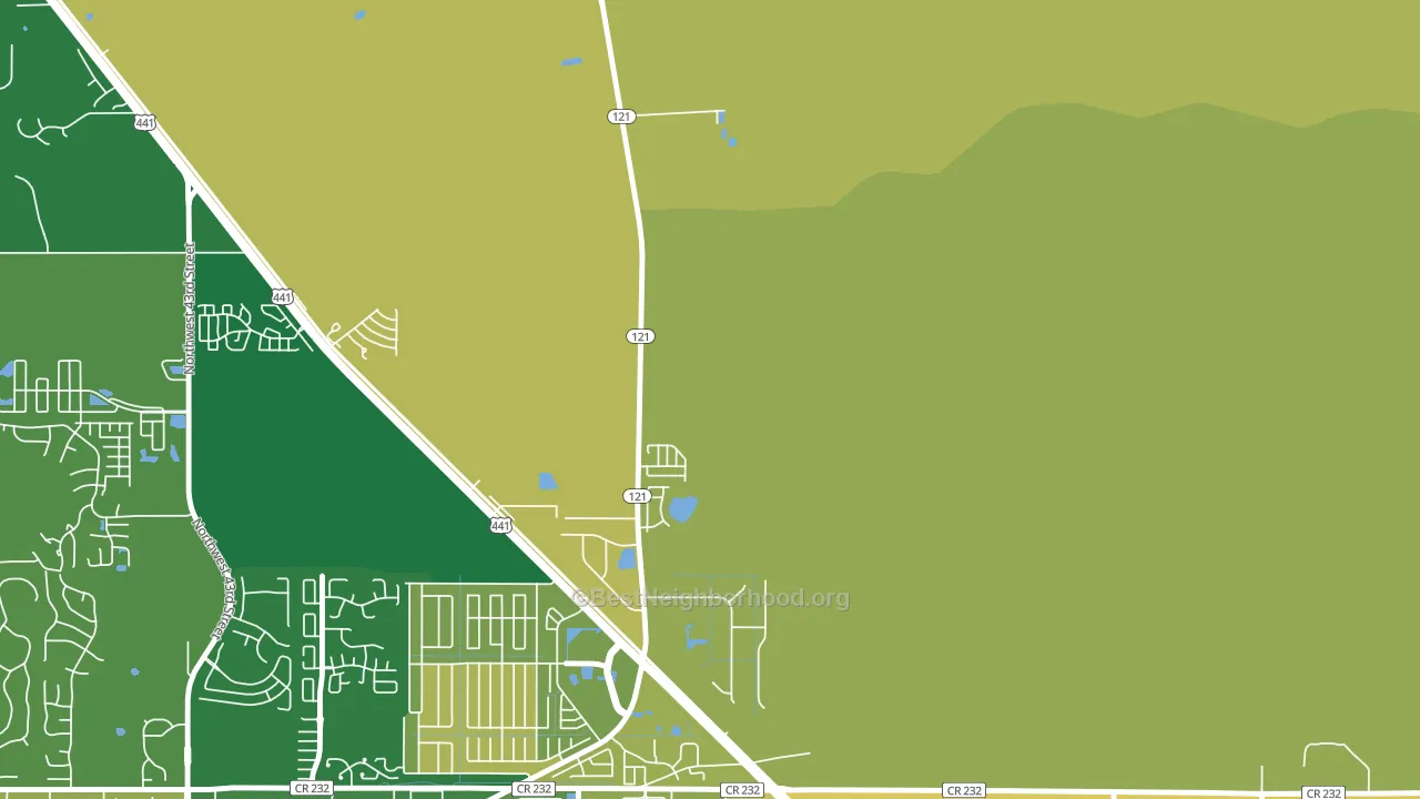 Northwood, FL block-group voter-turnout map