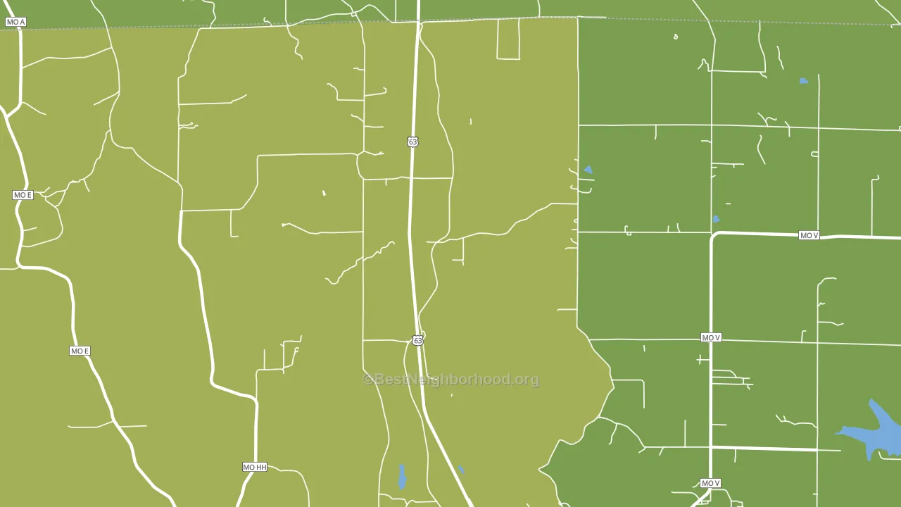 Northwye, MO block-group voter-turnout map