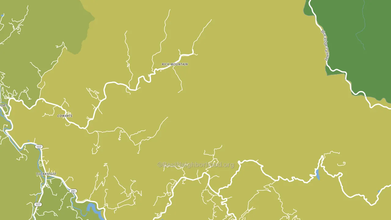 Norton, NC block-group voter-turnout map