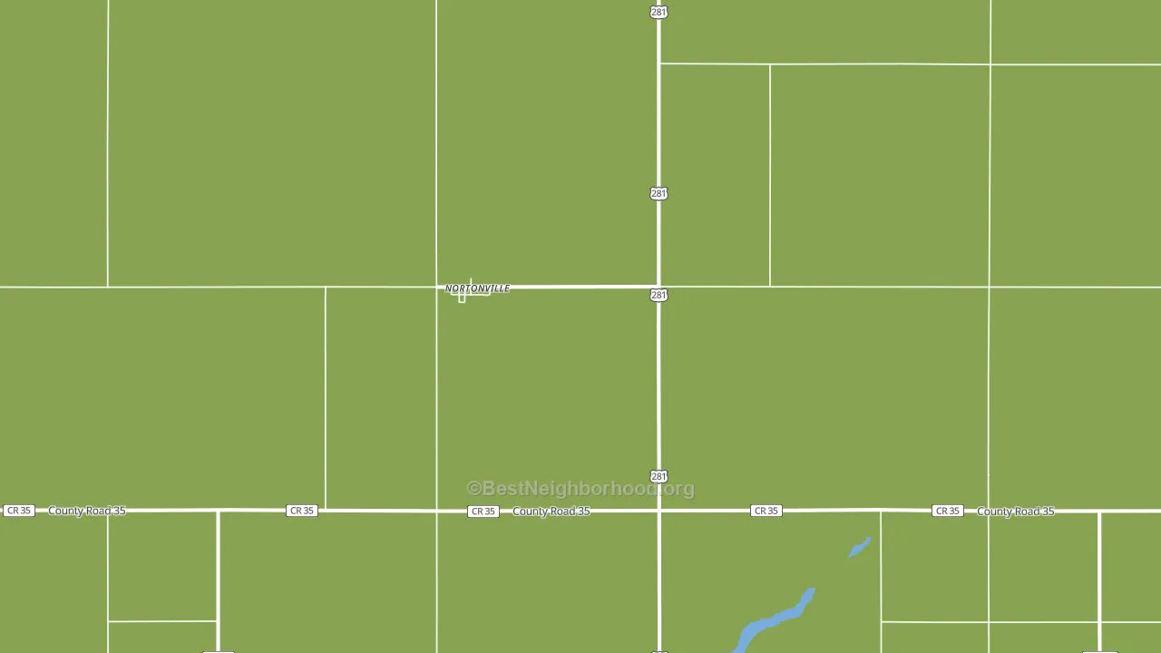 Nortonville, ND block-group voter-turnout map