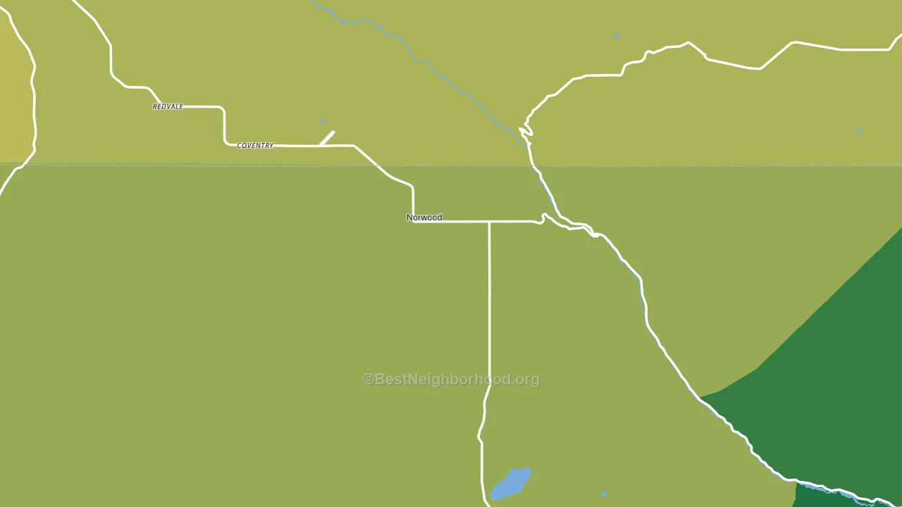 Norwood, CO block-group voter-turnout map