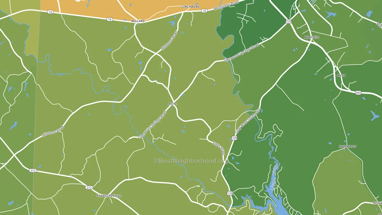 Note, GA block-group voter-turnout map