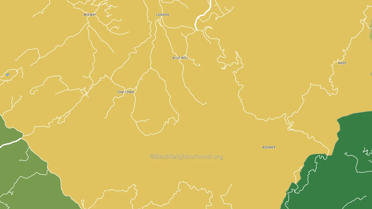 Nough, TN block-group voter-turnout map