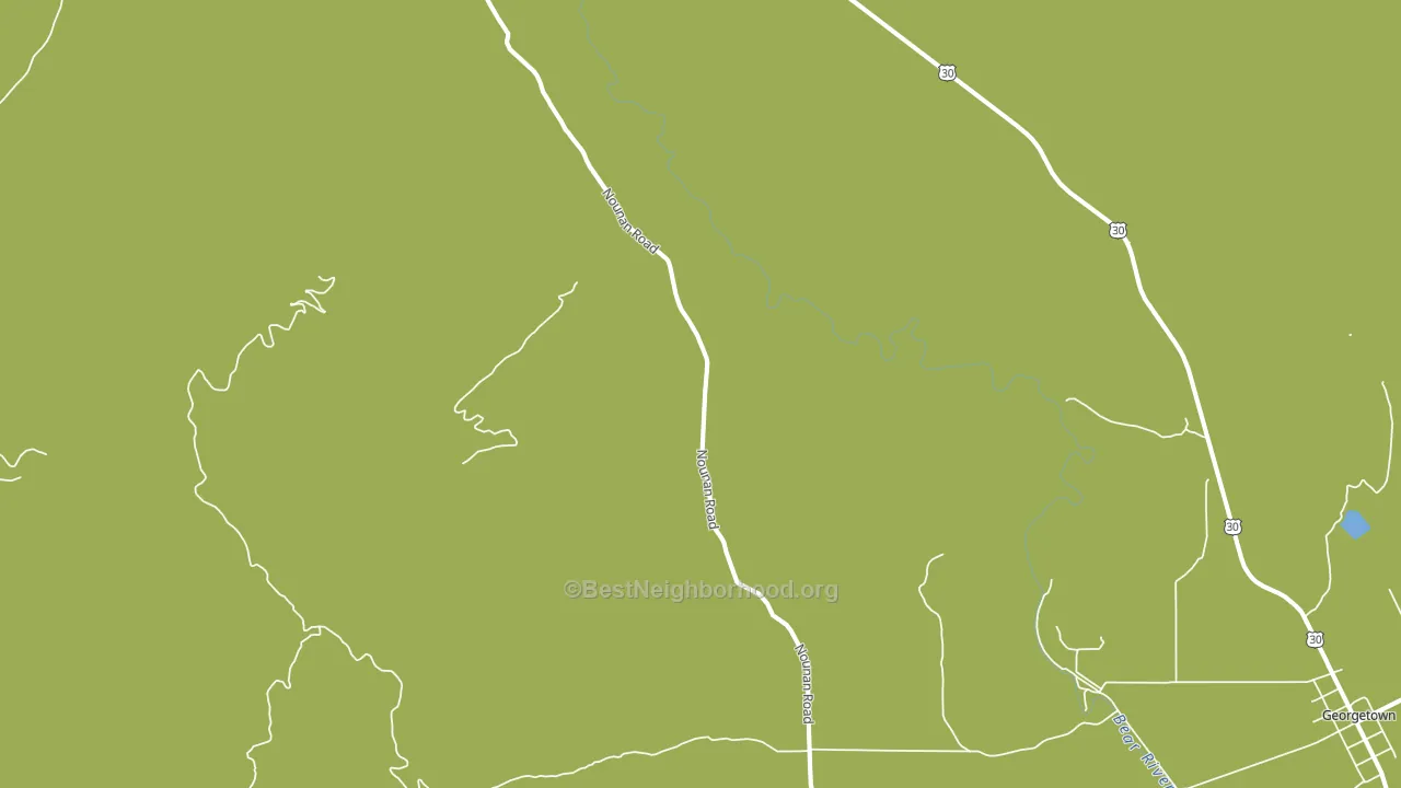 Nounan, ID block-group voter-turnout map