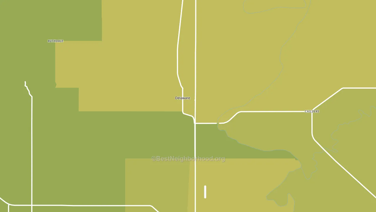 Nowata County, OK block-group voter-turnout map