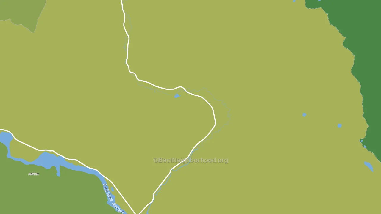Noxon, MT block-group voter-turnout map