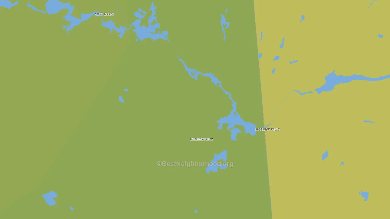 Number Four, NY block-group voter-turnout map