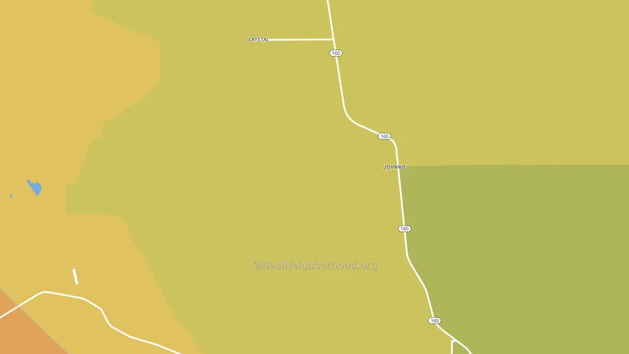 Nye County, NV block-group voter-turnout map