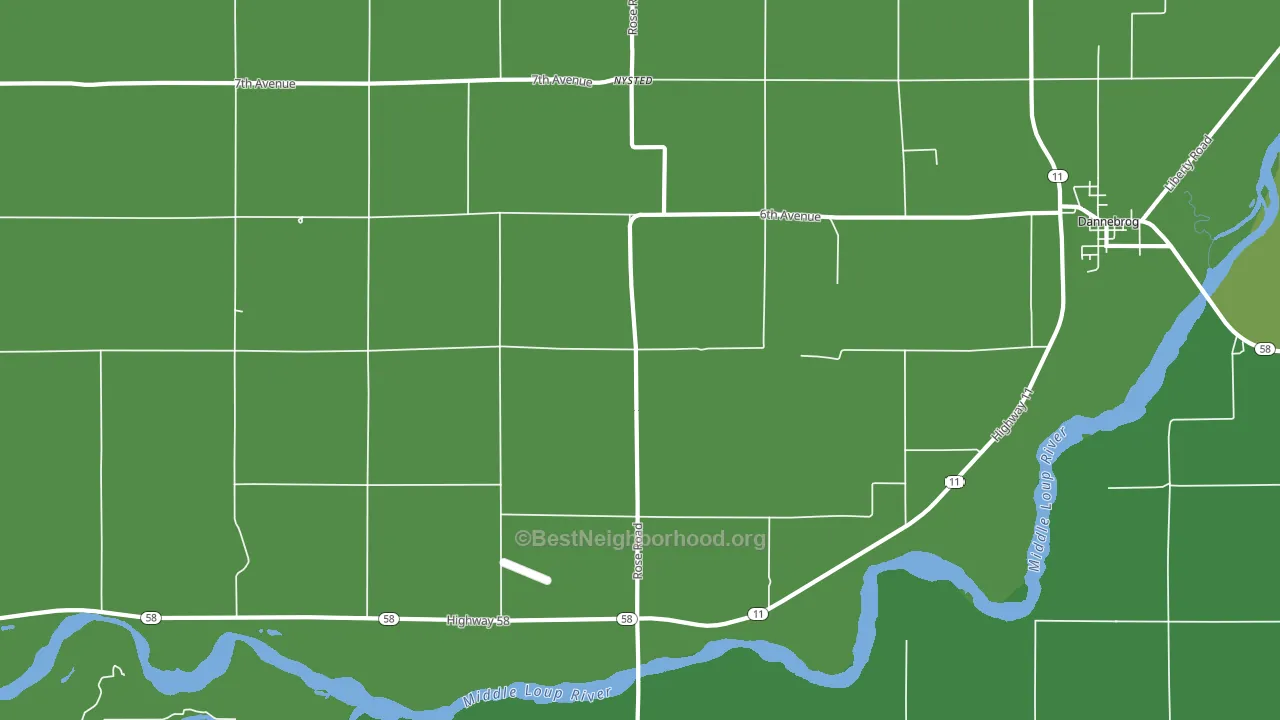 Nysted, NE block-group voter-turnout map