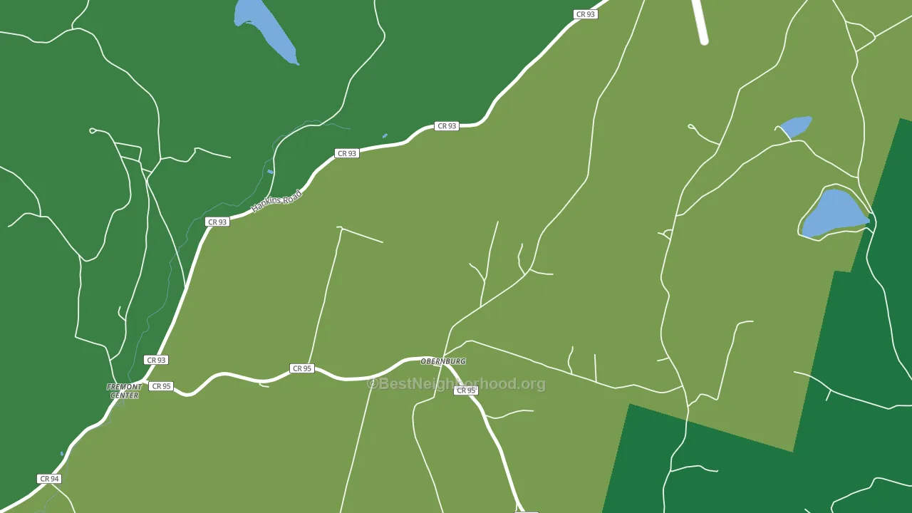 Obernburg, NY block-group voter-turnout map