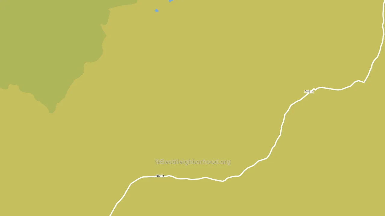 Ohio City, CO block-group voter-turnout map