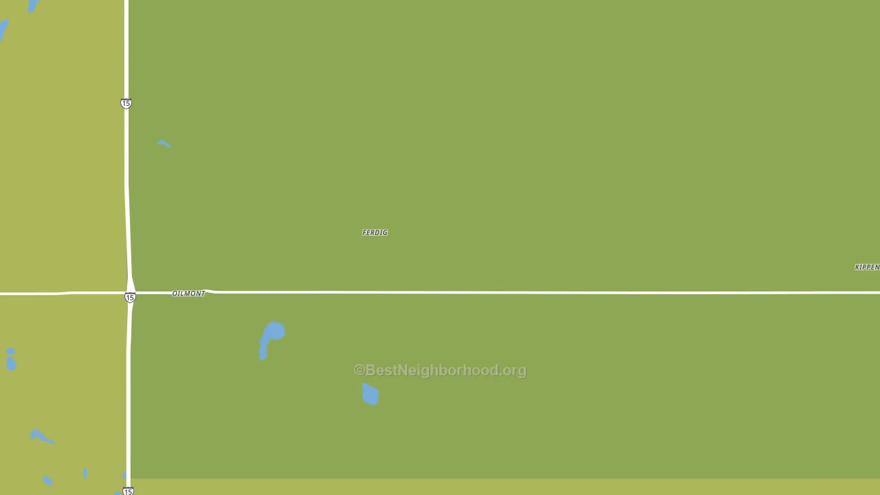 Oilmont, MT block-group voter-turnout map