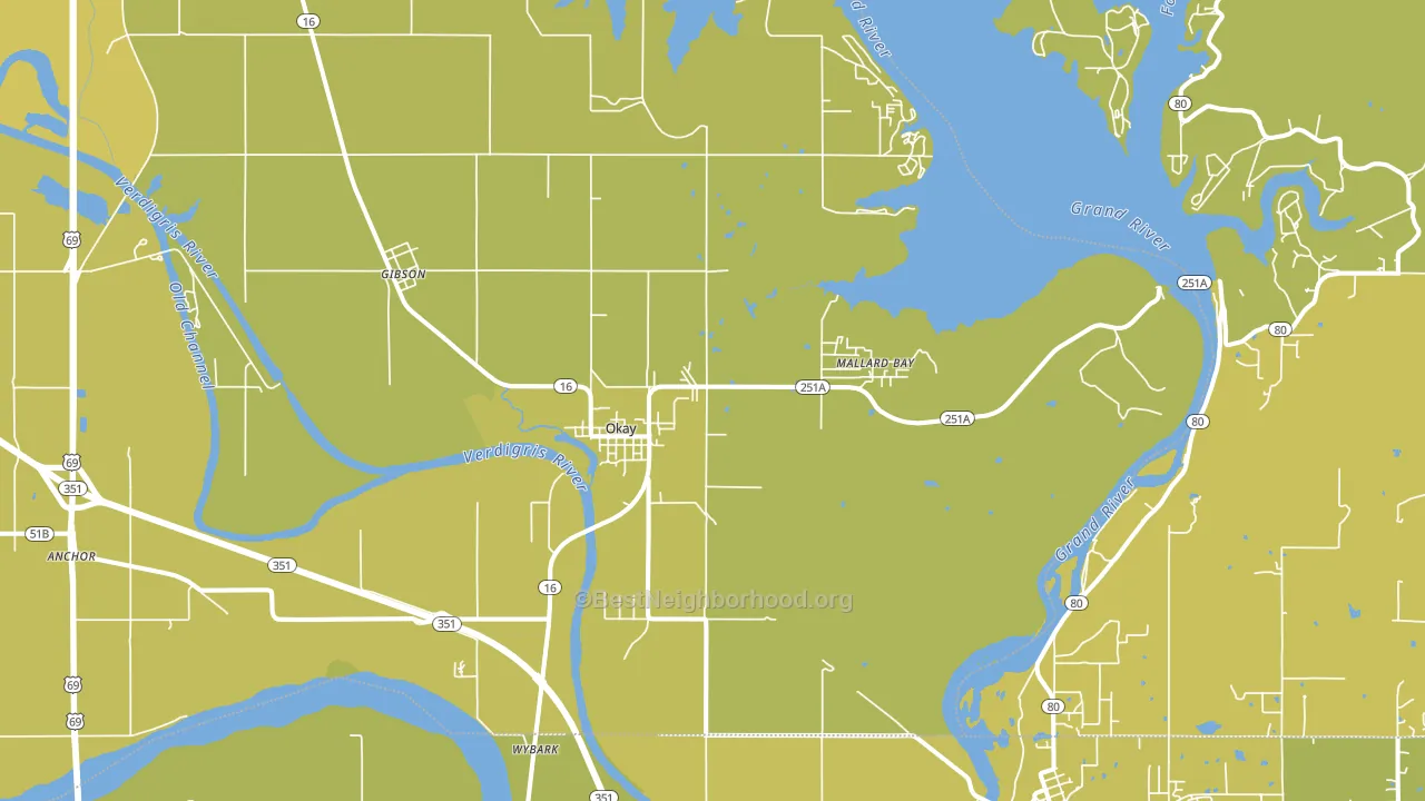 Okay, OK block-group voter-turnout map