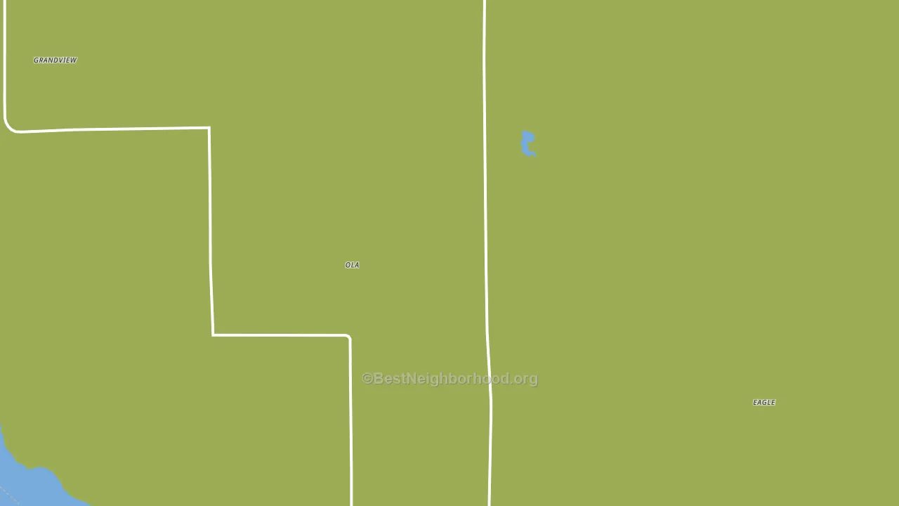 Ola, SD block-group voter-turnout map