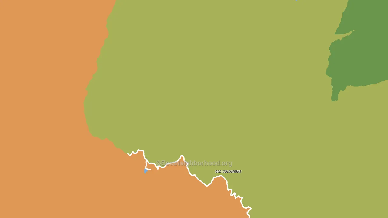 Old Columbine, AZ block-group voter-turnout map