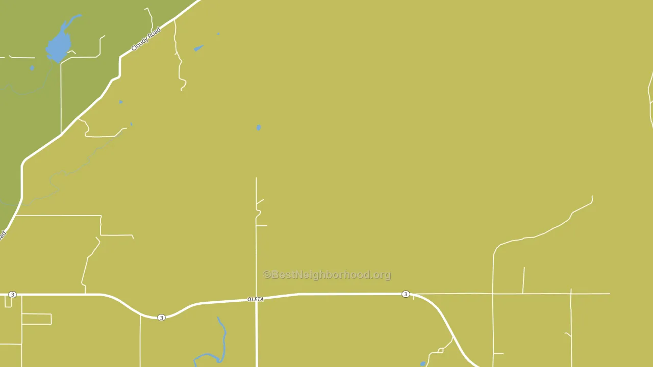 Oleta, OK block-group voter-turnout map
