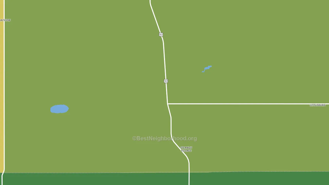 Olsonville, SD block-group voter-turnout map