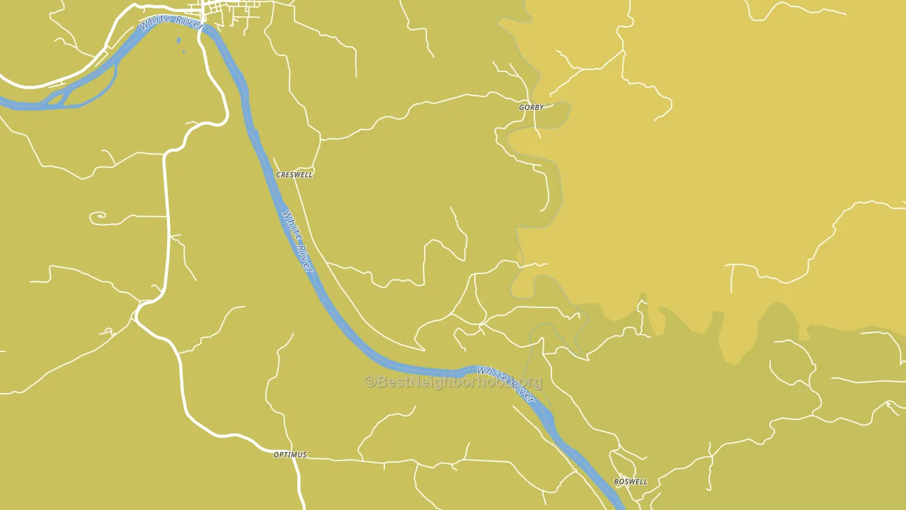 Optimus, AR block-group voter-turnout map