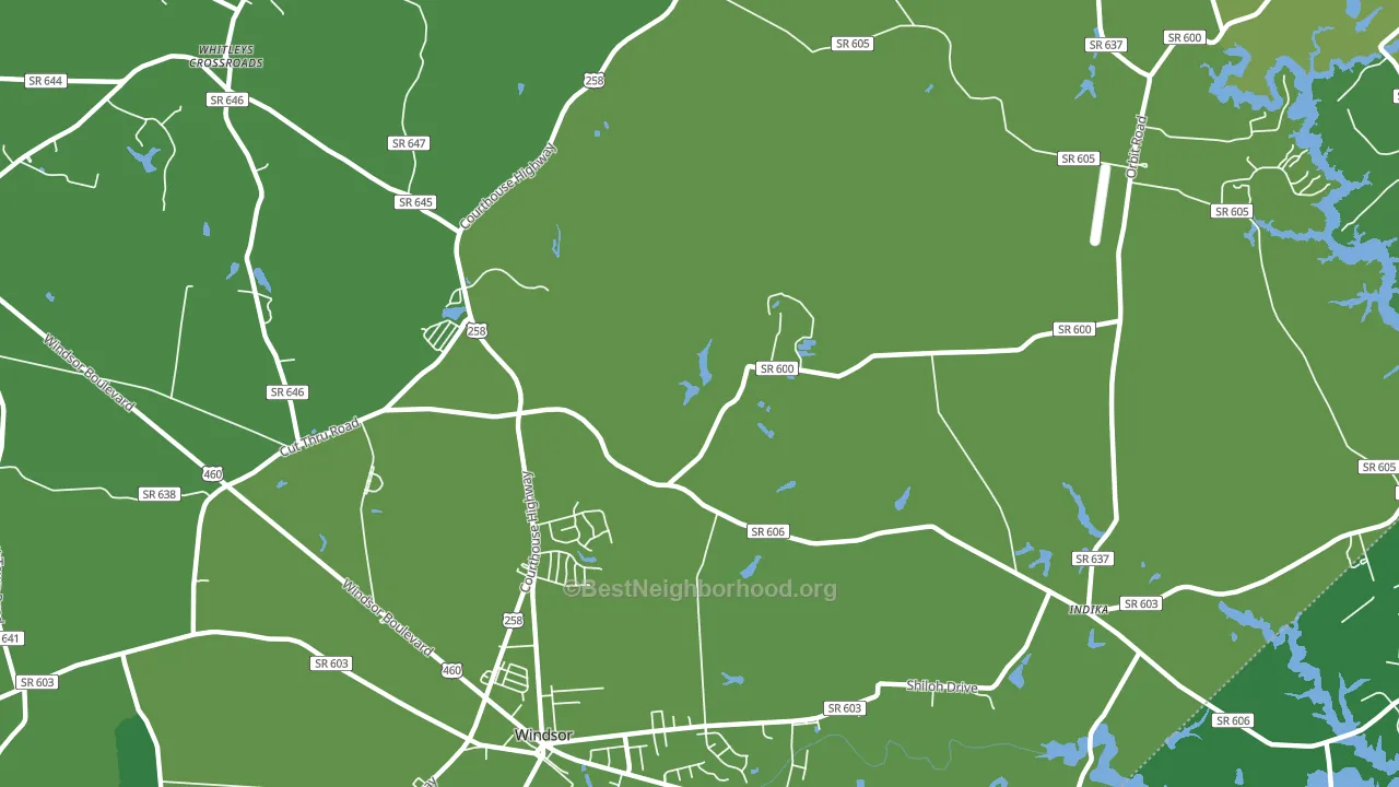 Orbit, VA block-group voter-turnout map