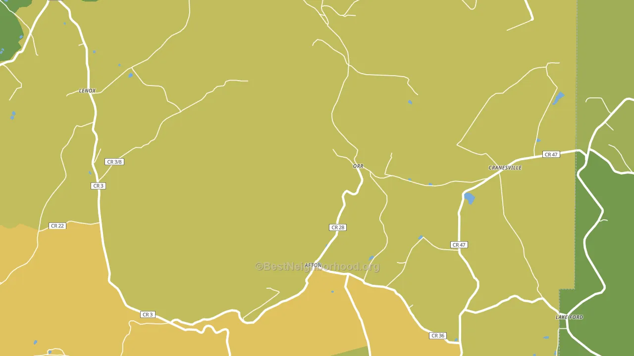 Orr, WV block-group voter-turnout map