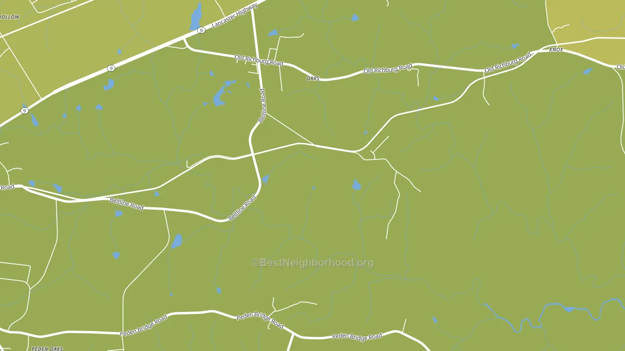 Orrs, SC block-group voter-turnout map
