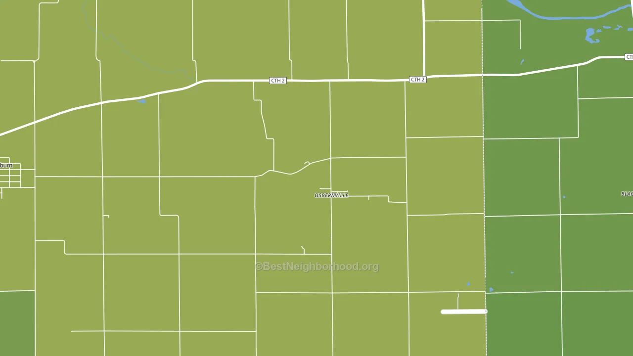 Osbernville, IL block-group voter-turnout map
