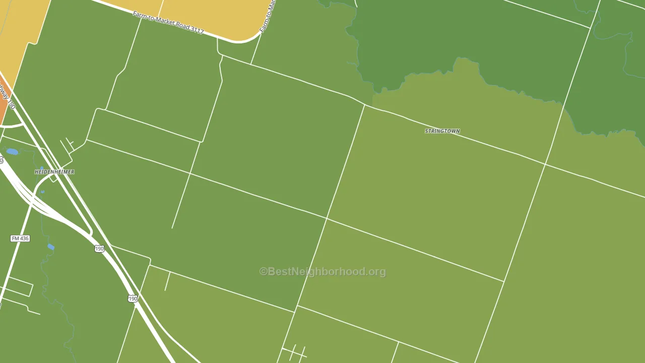 Oscar, TX block-group voter-turnout map