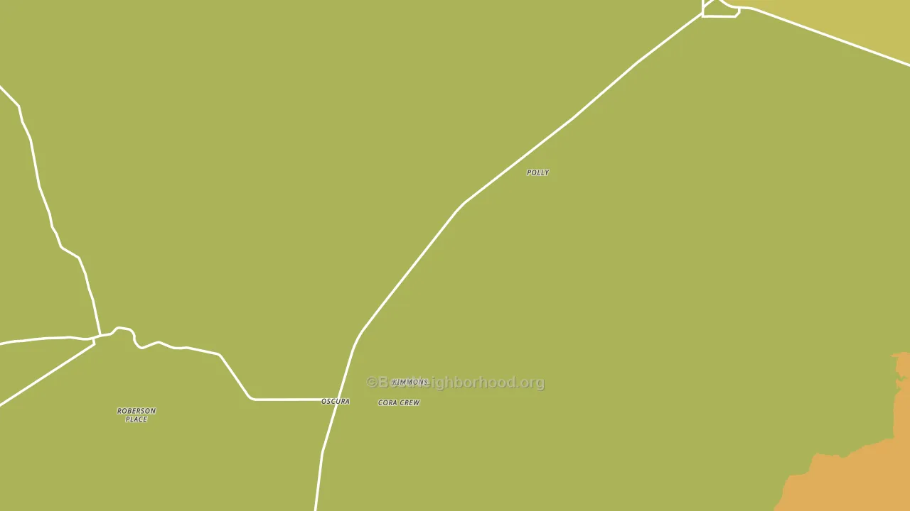 Oscura, NM block-group voter-turnout map