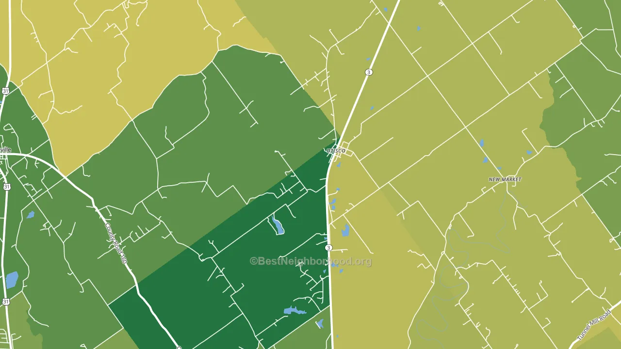 Otisco, IN block-group voter-turnout map