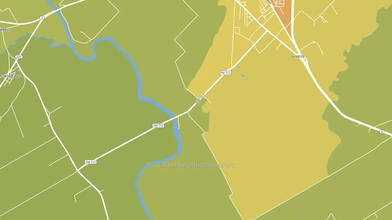 Otto, TX block-group voter-turnout map