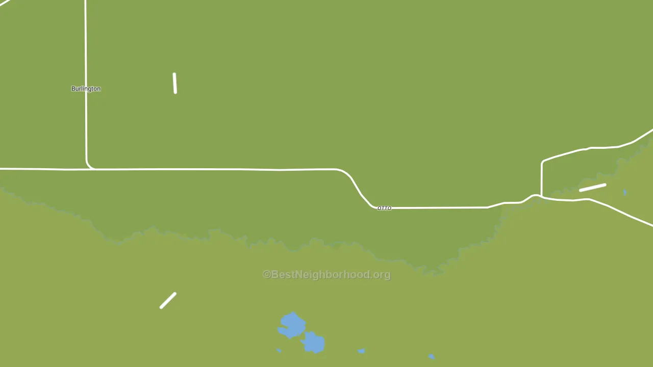 Otto, WY block-group voter-turnout map