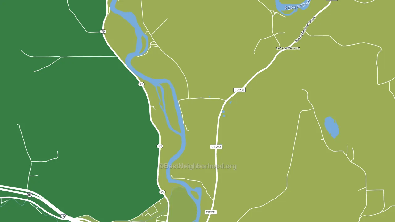 Ouaquaga, NY block-group voter-turnout map