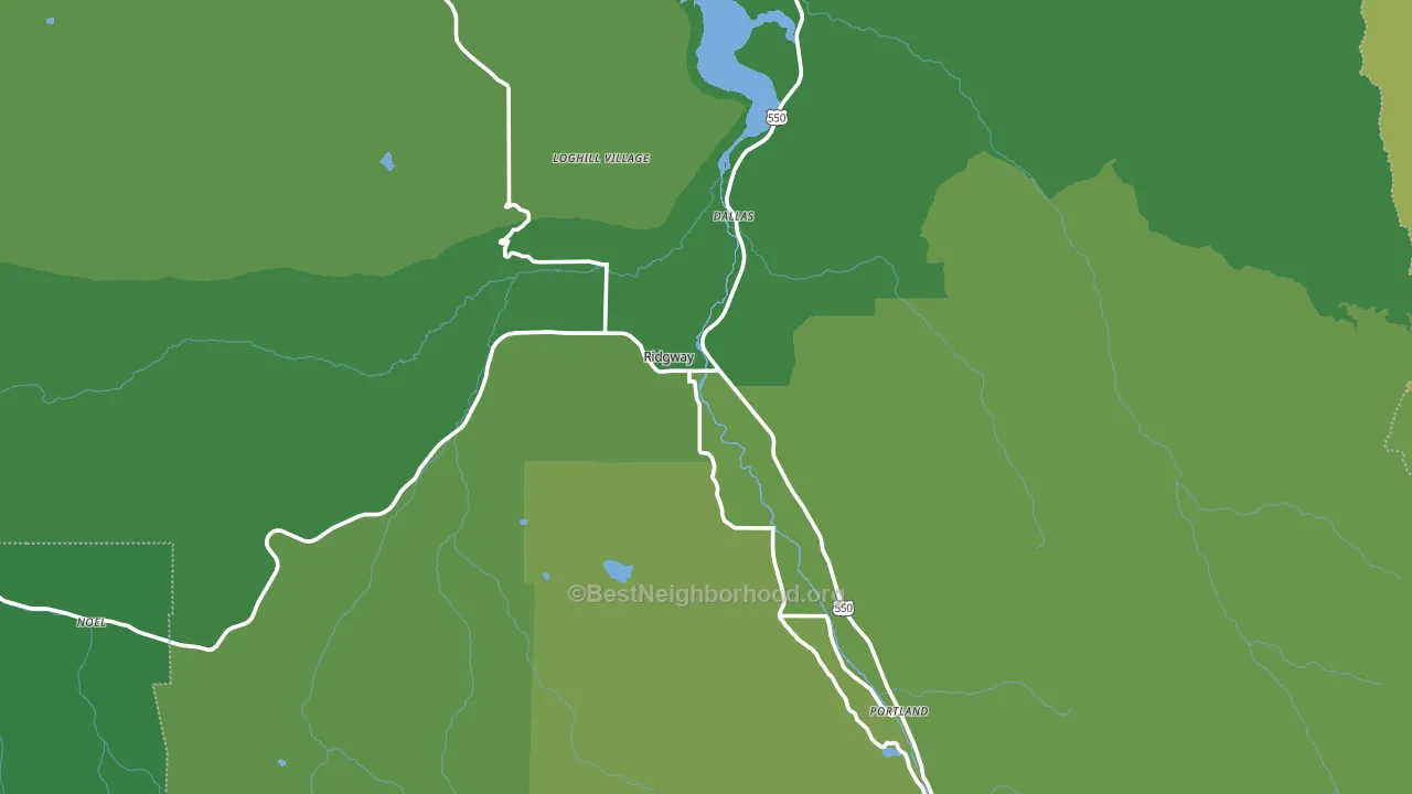 Ouray County, CO block-group voter-turnout map