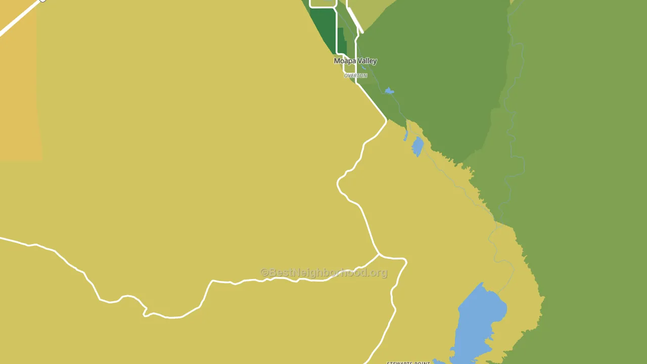 Overton, NV block-group voter-turnout map