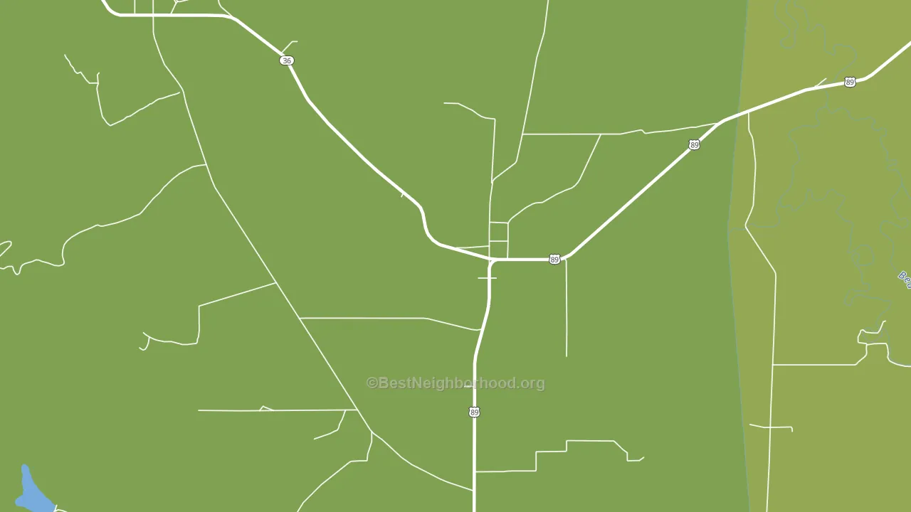 Ovid, ID block-group voter-turnout map