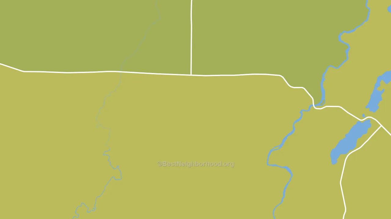 Oxbo, WI block-group voter-turnout map