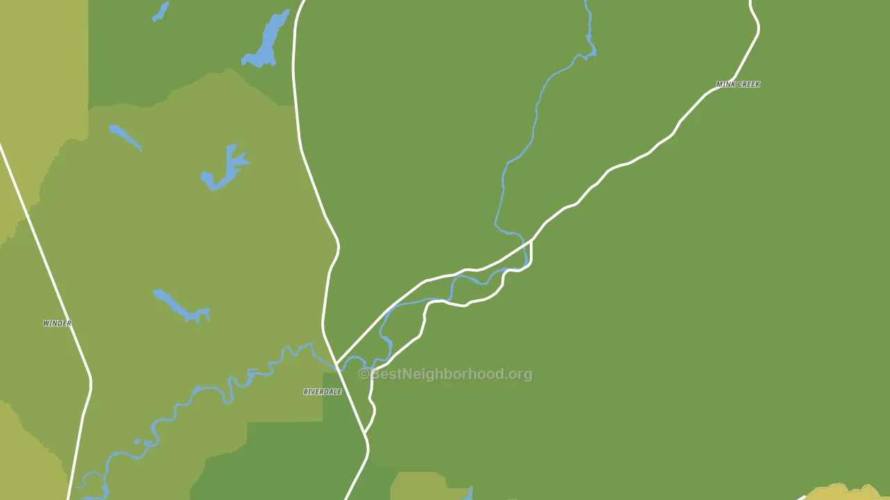 Oxford, ID block-group voter-turnout map
